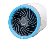 Compact Air Circulation Fan, Personal Space Cooler With 3 Speed Settings LED Mood Lights Reusable Ice Packs For Home Office Desk