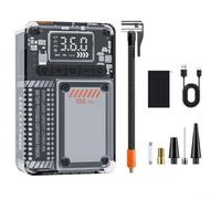 Compact Air Compressor Portable Tyre Inflator with Preset Pressure Auto Stop for Bicycle Inflatables 150PSI