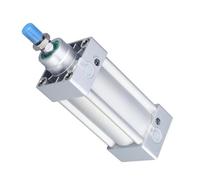 Compact Air Cylinder 1pc SI Series Pneumatic Tool, Piston Rod Dual Action Cylinder Bore 63mm/80mm/100mm, Double Acting(75MM*100MM)