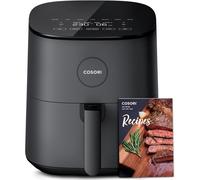 (Compact) Air Fryer 4.7L, 9-in-1 Compact Air Fryers Oven, 130 Recipes(Cookbook & Online), Max 230 Setting, Digital Tempered Glass Display, Quiet, 4 Portions