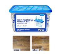 Compact Air Purifier, Dust Cleaner Box System, Collection Container with Filter Tray, Lightweight Portable Dust Removal Tool, Home Air Cleaners, Indoor Airs Quality Device for Dorm Apartment