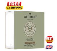 ATTITUDE Air Purifier with Activated Carbon Filter, Plant- and Mineral-Based Ingredients, Traps Pet Odors and Pollutants, Vegan, Lavender, 227 grams, 8 ounce