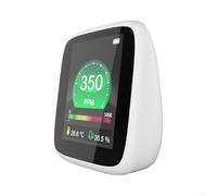 Compact Air Tester 80mm Fast 1.5s Sampling Time | Portable handheld unit, desktop placement, data recording, history trends, dynamic changes