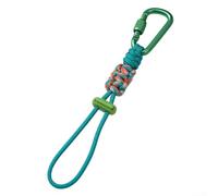 Compact Aluminum Alloy Bottle Buckle with Dual-Head Interface, Press-Adjustable Tension, and Threaded Anti-Slip Locking (green)