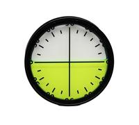 Compact Aluminum Level Tool - 60 mm × 10 mm Angle Clinometer with Glass Lens for Accurate Dual-Direction 0 to 90 Degree Readings (Black and Green)