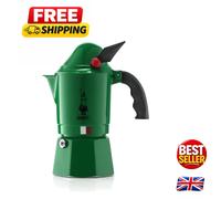 Compact Aluminum Moka Express - 3 Cups Manual Espresso Maker for Home & Camping