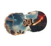 Compact and Durable JDR Life Counter, Essential Accessory for RPG Role Games, Fantasy Universe (Hell Gate)