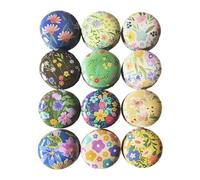 Compact and Exquisite Mini Aromatherapy Candle Tin Can Natural Fragrance Easy to Creating A Comfortable Corner for Exclusive Use Air Tight Dog Food Storage Containers with Lids Airtight (White, 4cm)