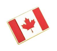 Compact and Lightweight Canada Flag Pin Canadian Conceit Accessory for Versatile Use on Various Clothing Items Offices Wear Decoration, One Size, as described, as described