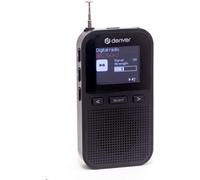 Compact And Lightweight Dab+ Fm Radio With Rechargeable Battery - Denver Dah-126