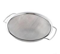 Compact and Mesh Strainer for Daily Kitchen Use Including Oil Recovery and Flour Sifting with No Edges or Flaws (G)