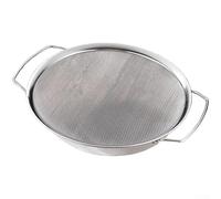 Compact and Mesh Strainer for Daily Kitchen Use Including Oil Recovery and Flour Sifting with No Edges or Flaws (E)