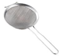 Compact and Mesh Strainer for Daily Kitchen Use Including Oil Recovery and Flour Sifting with No Edges or Flaws (B)