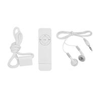 Compact And Portable Mp3 Player, Mp3 Player Lossless Sound Support Up To 64Gb Music Player, Reproductor Mp3 For Students Running Travel, Listen To Novels, With Life (White)