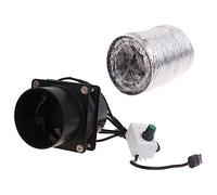 Compact and Portable Perfume Extract Extractor Fan with Duct Pipe and Ventilation Tube for Kitchen Bathroom