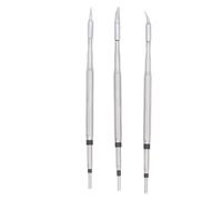 Compact and Portable Solder Tips, 3 Tip Types Red Copper Solder Replacement Tips Set for A9 210 T21 210 with Fast Heating, Easy to Operate with High Safety