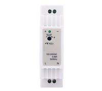 Compact and Robust DIN Rail Switching Power Supply DR-15-12 Model 12V 1.25A 15W Output Perfect for Electrical Control Panels, Industrial Machinery, and Automated