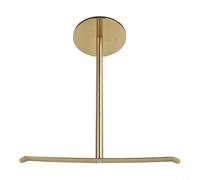 Compact and Stable 304 Stainless Steel Towel Rack with Weighted Base, No Drilling Needed, Space Saving Option for Bathroom Counters