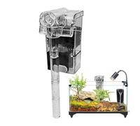 Compact Aquarium Filter, External Tank Machine, Hangable Water Purifier with Quiet Flow, Mechanical Cleaning Device, Filtration Equipment with Easy Installation, Aquatic System for Freshwater Saltwate