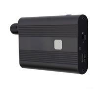 Compact Audio Tuner for Audiophiles Home Use Compact Audio Tuner(Regular) | Adjustable for bass control, sl luminum body, portable design, black striped style, enhances audio depth