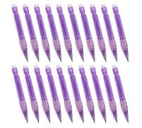 Compact Automatic Pencils for Notes, Homework, Purple | 20-Pencil Supply, Compact Form for Keeping Writing Tools in Multiple Locations, End Eraser on Every Pencil
