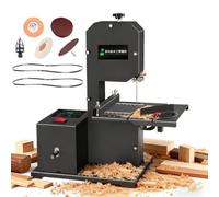 Compact Bandsaw 800W Motor, 70mm Cutting Depth 90mm Throat, Portable Power Tool for Woodworking & Crafting, DIY & Professional Use, Upgrade from Hand Saws