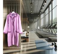 Caleffi Microfibre Bathrobe Cyclamen Tecno bicolor - 00564