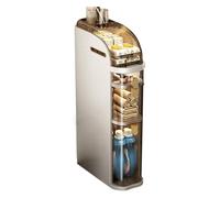 Compact Bathroom Storage Unit - Waterproof and Space Saving for Home Kitchen & Office - Multifunctional Design Easy to Move Stylish and