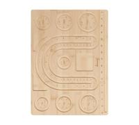 Compact Bead Board, Precise Bracelet Sizer Tray, Portable Bead Tray for Jewelry Production, Jewelry Tool with Practical Layout, Beading Accessory with Long Lasting Use, Craft Tool for Designer Use