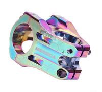 Compact Bicycle Handlebar Stem 35mm Length for Mountain Biking with 31 8mm Diameter (colorful)
