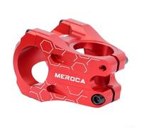Compact Bicycle Handlebar Stem 35mm Length for Mountain Biking with 31 8mm Diameter (red)