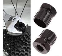 Compact Bicycle Repair Kit for Travel Maintenance | for versatile axle flywheel disassembly, robust carbon steel, compact travel design, silvery finish(A)