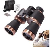 Compact binoculars - 20 x 50 high power binoculars, waterproof outdoor binoculars with case, large eyepiece for hunting, travel, football games