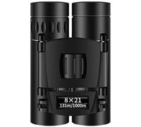 Compact Binoculars 8x21 Folding Binoculars for Adults Kids HD Bak4 Optics Lenes Mini Telescope for Bird Watching, Opera Concert, Travel, Hiking, Outdoor