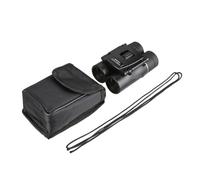 Compact Binoculars Folding Telescope with Fmc Optics Wide Long Range Zoom for Hunting Bird Watching Camping Hiking Outdoor Sports Black