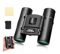Compact Binoculars for Adults and Kids,Waterproof HD Binocular Professional with Low Light Night Vision High Powered Mini Binoculares for Bird Watching Hunting Concert Theater Camping (40 * 22)