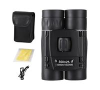 Compact Binoculars: Powerful Binoculars for Adults | 500x25 Pocket Binoculars | Portable Folding Binoculars | Outdoor Binoculars for Adults and Kids Bird Watching