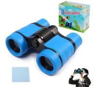 Compact Binoculars Toy, Binoculars for Children Toy, Children's Toy Binoculars, Binoculars for Children, with a Lens Cleaning Cloth, for Exploration Games Children Aged 3-10