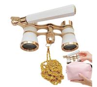 Compact Binoculars, Vintage Optics for Outdoor, Adjustable Handle Style, Sturdy Material, Comfortable Grip Feature, Viewing Tool, Travel Accessory for Cinema 6.5x3.9x2.1 Inches