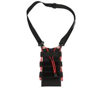 Compact Bottle Carrier With Hook Attachment Large Compartment For Cycling Essentials & Electronics Storage Hiking Water Bottle Holder