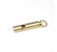 Compact Brass Whistle for Survival Preparedness Distress Calls Pet Training Bird Dog Commands Outdoor tion Pocket Essential