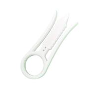 Compact Cable Stripping Aid Manual Wire Tool with Loop, White