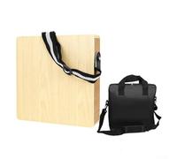 Compact Cajon Box Drum, Adjustable Sound, Unique like Effect, Portable Hand Percussion Instrument (Cajon+Bag)