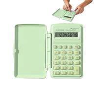 Compact Calculator - Calculation Tool with Cover - Hand Calculator for Kids | for Students, Examining, School, Classroom, Exams, Accountants, Engineers, Home Office, Travel
