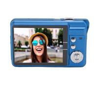 Compact Camera, 48MP USB Rechargeable 4K Pocket Digital Camera with Built-in Fill Light for Photography (Blue)