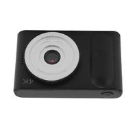 Compact Camera, Autofocus Slim and Lightweight 48MP HD 2.4 Inch TFT Screen Portable Digital Camera Electronic Image Stabilization 4K for Travel (Black)