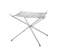 Compact Campfire Grill Stainless Steel Portable Outdoor Cooking Stove Backpacker Hiking Windproof Structure Backpacking Hiking Rack