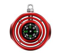 Compact Camping Compass for Hiking and Travel, Metal Pocket Compass with Outer Frame and Easy Carry Loop Design Portable Hiking Camping Direction Pocket Travel Metal Backpacking Trail Direction Tool