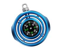Compact Camping Compass for Hiking and Travel, Metal Pocket Compass with Outer Frame and Easy Carry Loop Design Portable Hiking Camping Direction Pocket Travel Metal Backpacking Trail Direction Tool