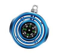 Compact Camping Compass for Hiking and Travel, Metal Pocket Compass with Outer Frame and Easy Carry Loop Design Portable Hiking Camping Direction Pocket Travel Metal Backpacking Trail Direction Tool